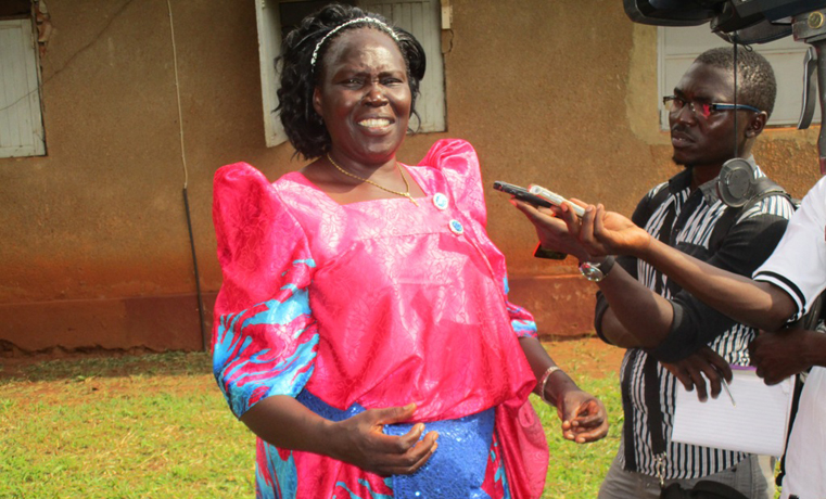 Gulu woman MP Aol Betty Ochan expresses her dissatisfaction. Photo by James Onono Ojok