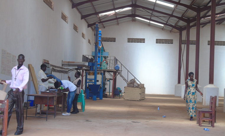 The new multi-million factory for manufacturing animal feeds supplement owned by Afri-Mix Feeds Uganda Limited near completion in Gulu town
