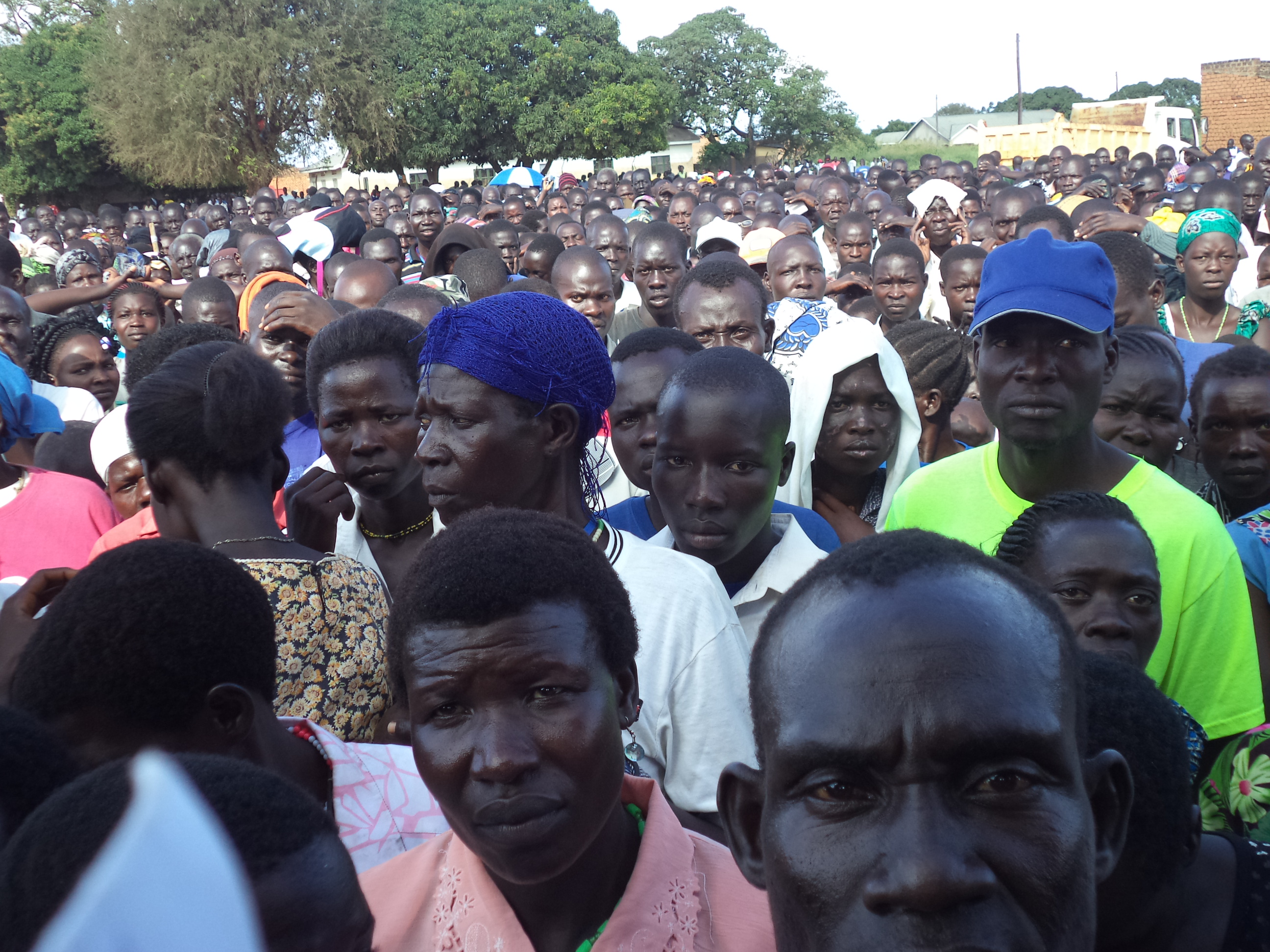 Cross section of Besigye'rally
