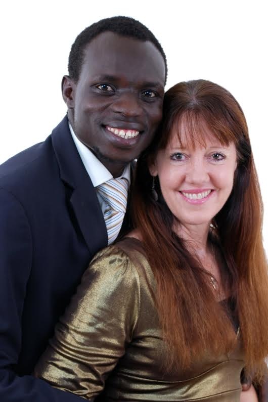 Pastor Benjamin oteka with Carol during their hey days
