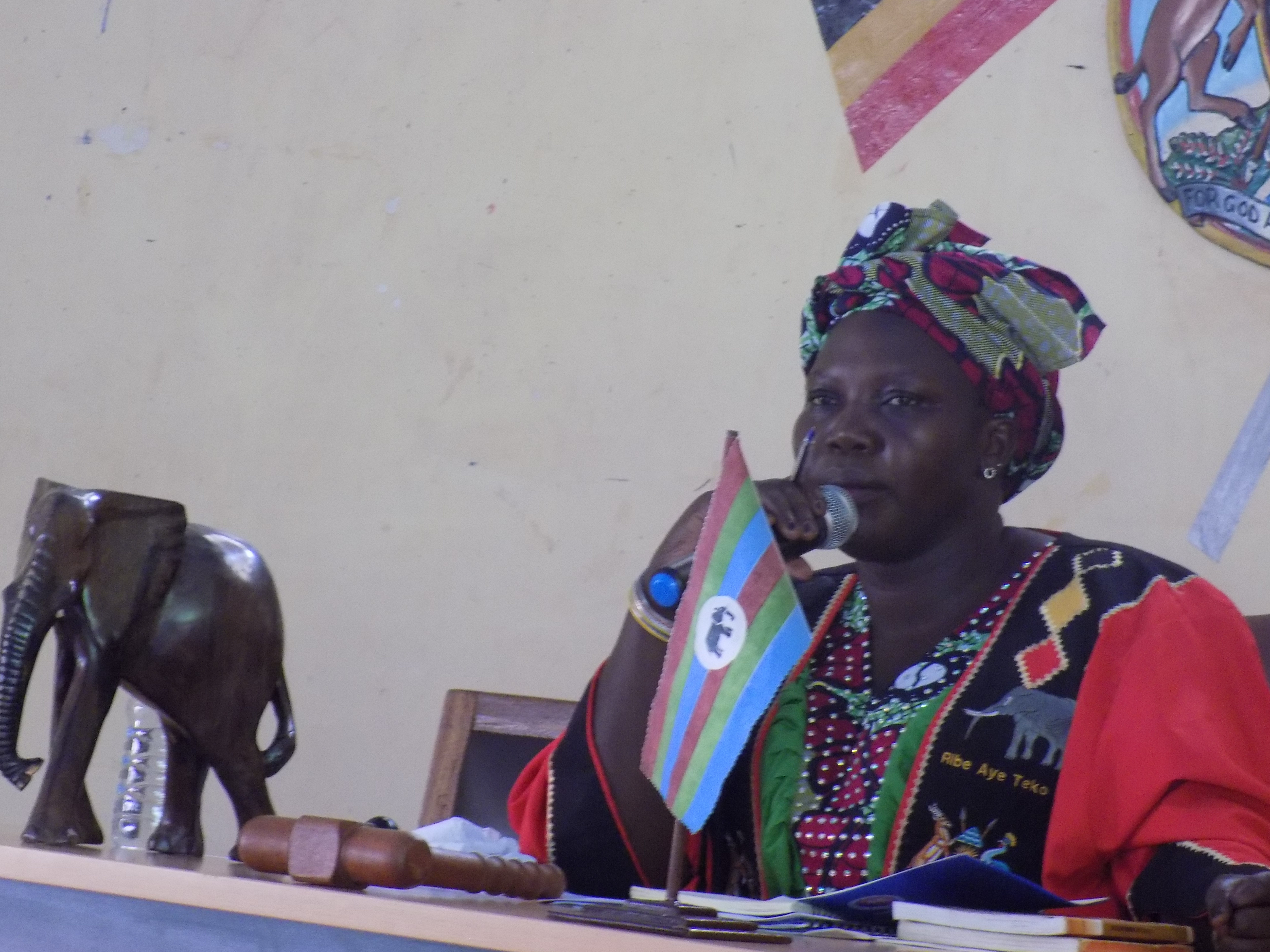 Joyce Rene Alima, the speaker forGulu District Local Government, Photo by Claude Emma Omona